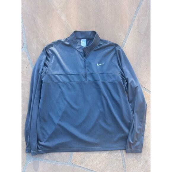 Nike Shirt Men's Dri-FIT Golf Pullover 1/2 Zip Gray CK6076-021 Size XXL CC - Picture 1 of 4